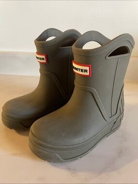 Hunter Kids Georgery dark green Size 9